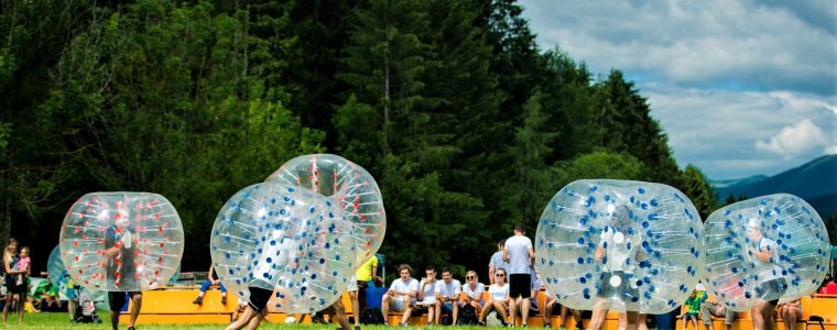 Kugeln Sie sich in den Bubbles
